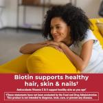 Nature Made Biotin Gummies for Hair, Skin, Nails