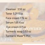Turmeric Skincare Set: 11-Piece Facial Kit