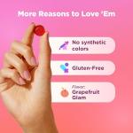 OLLY Undeniable Beauty Gummy, For Hair, Skin, Nails, Biotin, Vitamin C, Keratin, Chewable Supplement, Grapefruit, 30 Day Supply - 60 Count