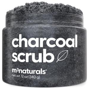 Charcoal Collagen Body Scrub for Skin Toning