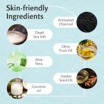 Charcoal Collagen Body Scrub for Skin Toning