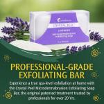 LAVENDER Microdermabrasion Exfoliating Soap Body Bar, 8 oz