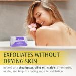 LAVENDER Microdermabrasion Exfoliating Soap Body Bar, 8 oz