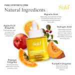 Suki Skincare Resurfacing Enzyme Peel - With Glycolic Acid, Papain, Apple, & Pumpkin - Chemical Exfoliant that Reduces Dry Skin Buildup While Promoting Radiant, Smooth, Soft Skin - 30 ml