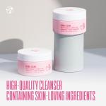 W7 Very Berry Clean - Makeup Cleansing Balm, Lip Mask & Scrub Trio - Gentle Makeup Remover & Overnight Lip Care Set