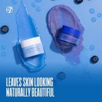 W7 Very Berry Clean - Makeup Cleansing Balm, Lip Mask & Scrub Trio - Gentle Makeup Remover & Overnight Lip Care Set