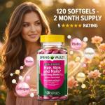 Spring Valley Extra Strength Hair, Skin & Nails 120ct