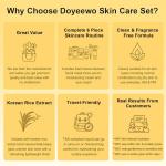 Korean Rice Extract Skincare Set for Radiant Skin