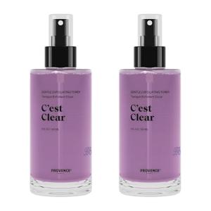 Provence Beauty Sugar Plum Exfoliating Facial Toner – Exfoliating Skin Care Toner for Face – Ideal Face Toner – Clarifies Pores, Visibly Smooths Texture (Pack of 2)