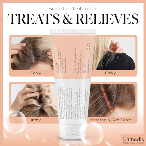 KAMEDIS Leave-On Scalp Lotion for Dandruff Relief