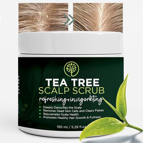 Tea Tree Scalp Scrub for Itchy Scalp Relief