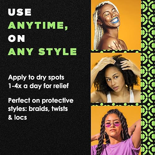 Cooling Scalp Serum for Coily Hair Care