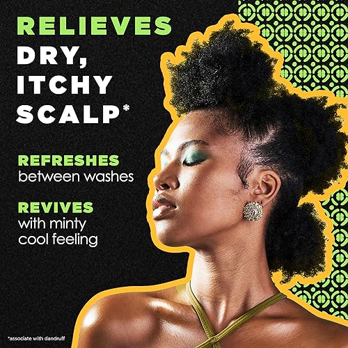 Cooling Scalp Serum for Coily Hair Care