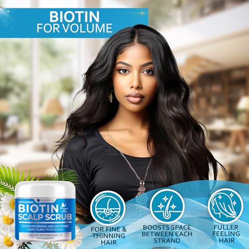 Biotin Scalp Scrub - Exfoliator for Dry Hair