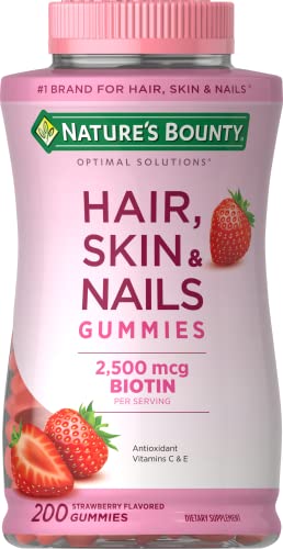 Biotin-Infused Hair, Skin & Nails Gummies - Strawberry