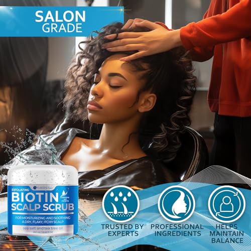 Biotin Scalp Scrub - Exfoliator for Dry Hair