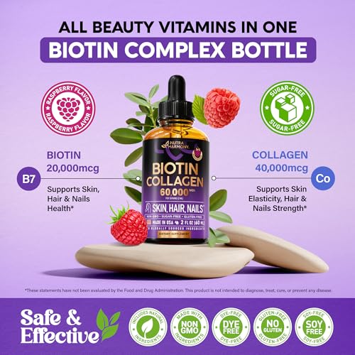 Biotin & Collagen Drops for Skin and Hair