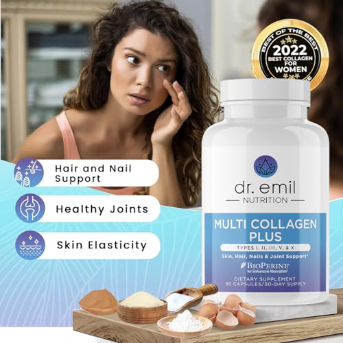 Multi Collagen Pills for Skin, Hair, and Nails