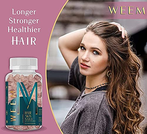 WEEM Hair Skin & Nails Gummies - Vegan Biotin