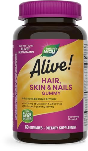 Alive! Biotin & Collagen Gummies for Skin Health