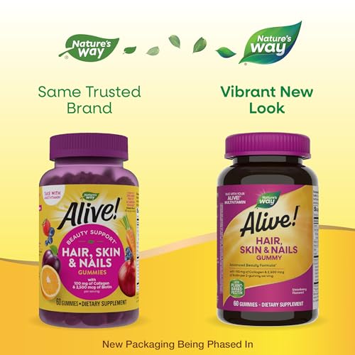 Alive! Biotin & Collagen Gummies for Skin Health