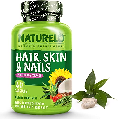 NATURELO Biotin Hair, Skin, and Nails Vitamins