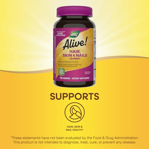 Alive! Biotin & Collagen Gummies for Skin Health