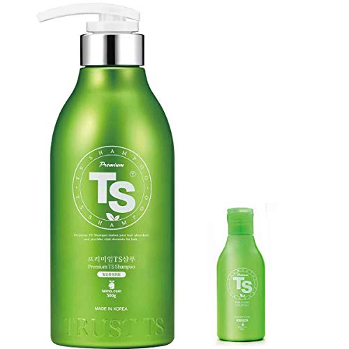 TS Premium Hair Loss Shampoo with Travel Pouches