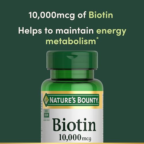 Biotin 10,000 mcg for Hair, Skin, Nails