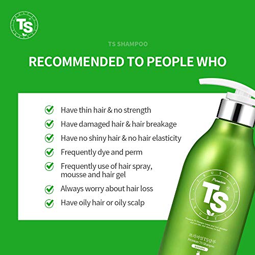 TS Premium Hair Loss Shampoo with Travel Pouches