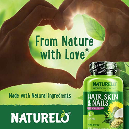 NATURELO Biotin Hair, Skin, and Nails Vitamins