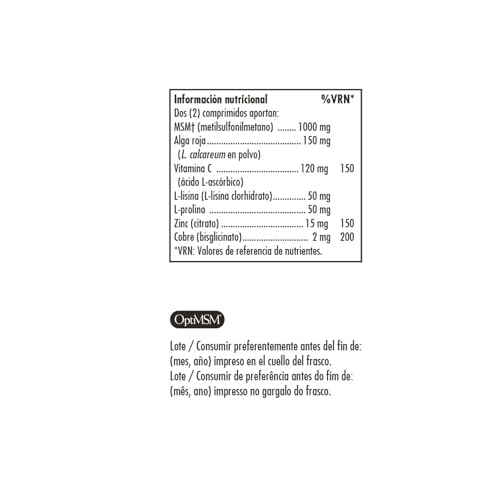 Advanced MSM Formula for Skin, Hair & Nails