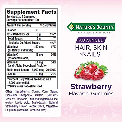 Argan-Infused Hair, Skin & Nails Rapid Gummies