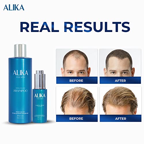 ALIKA Men's Hair Growth Shampoo and Serum Set