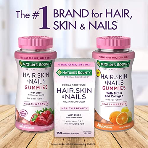 Argan-Infused Hair, Skin & Nails Rapid Gummies