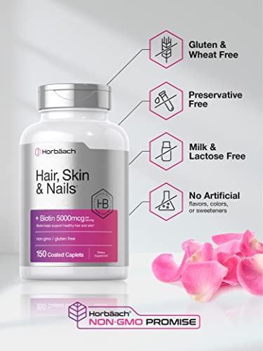Horbäach Biotin & Collagen Hair, Skin, Nails 150 Caplets