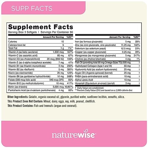 NatureWise Biotin Hair, Skin & Nails Formula