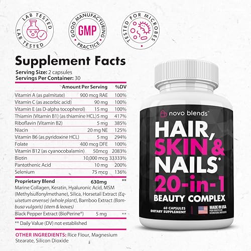 Biotin & Collagen Complex for Hair, Skin, Nails
