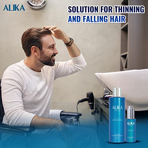 ALIKA Men's Hair Growth Shampoo and Serum Set