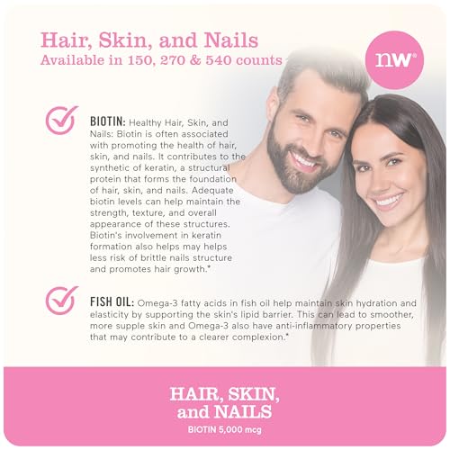NatureWise Biotin Hair, Skin & Nails Formula