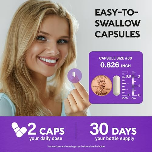 Hair, Skin & Nails Support Supplement - 60 Capsules