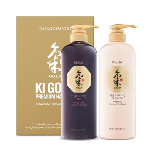 Ki Gold Premium Shampoo & Treatment Set 780ml