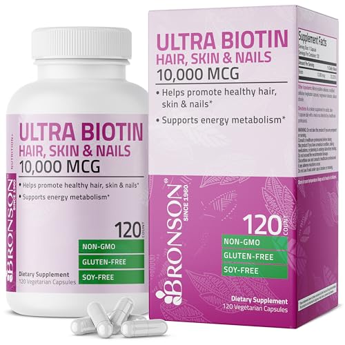 Biotin 10,000 Mcg Hair, Skin & Nails Support