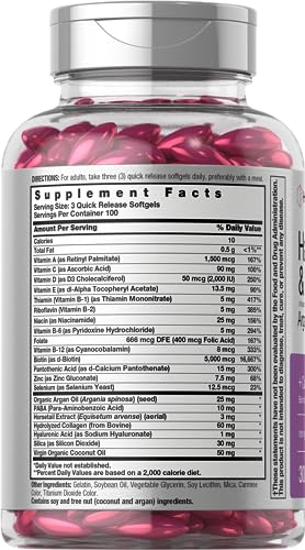 Horbäach Hair, Skin & Nails Vitamins - 300 Softgels