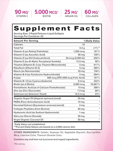 Nature's Truth Hair, Skin & Nails - 250 Softgels