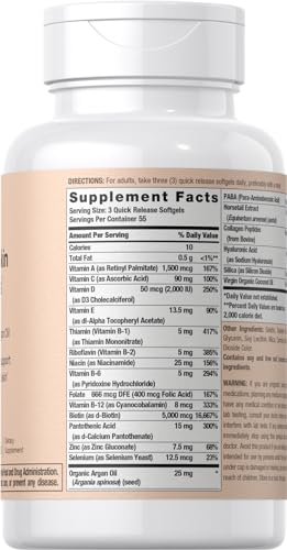 Coera Hair, Skin & Nails Vitamins with Biotin