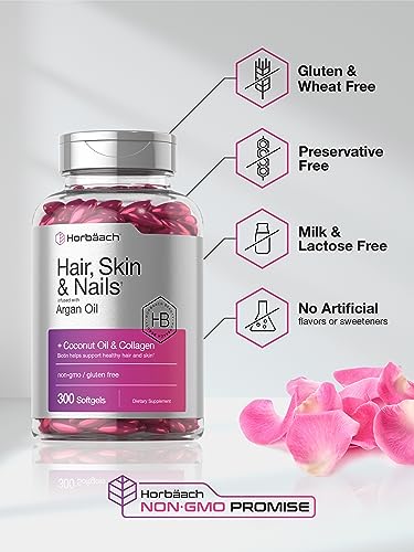 Horbäach Hair, Skin & Nails Vitamins - 300 Softgels