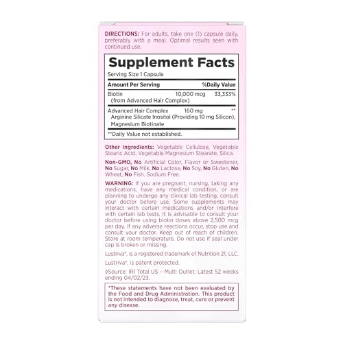 Nature's Bounty Hair Growth Supplement, 30 Capsules