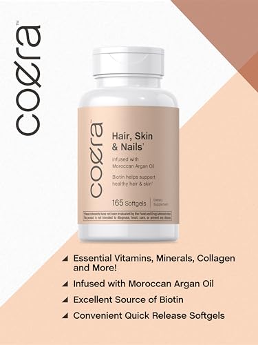 Coera Hair, Skin & Nails Vitamins with Biotin