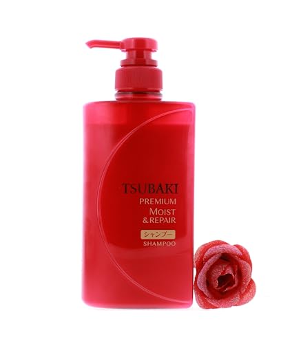 Tsubaki Moist Shampoo 490ml - Daily Hair Repair